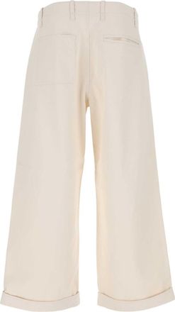 Etro Cotton-Elastan Cargo Trousers Trousers - White