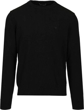 Emporio Armani Truien - Heren - Ronde hals truien - Zwart - L - Truien & Vesten
