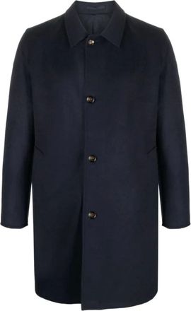 Kired Abrigo de botonadura sencilla - Coats - Hombre - Azul - 2XL