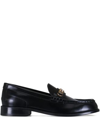 Dorothee Schumacher chain-detail loafers - Black