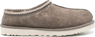 UGG Tasman Shaggy Suede - Heren - Pantoffels - Grijs - 42 EU - Su&egrave;de - Schoenen