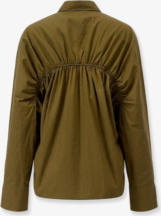 Closed Womens Shirt Recycled Cotton Green