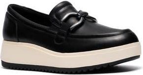 Clarks Zylah Top Wedge Loafer - Wide Width Available in Black at Nordstrom Rack, Size 7.5