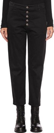Dondup Womens Mod Nima Trouser - Black Cotton - Size 25 (Waist)