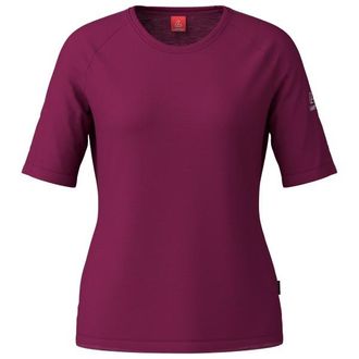 LOEFFLER Shirt Merino-Tencel Comfort Fit Merinoshirt f&uuml;r Damen | lila