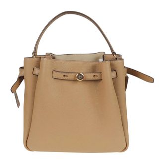 Tory Burch Tassen, Dames, Bruin, ONE Size, Leer, Romy Bucket Bag