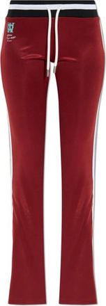 Off-white Trainingsbroek met zijstrepen - Dames - Sweatpants - Rood - M - Leer - Broeken