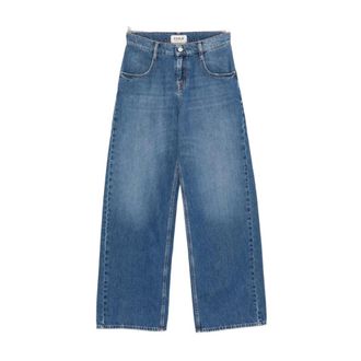 Cycle Jeans, Dames, Blauw, W27, Katoen, Aida Low Jeans