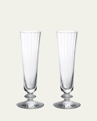 Baccarat Mille Nuits Champagne Flutes, Set of 2