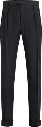 Ralph Lauren Purple Label Pantaloni plissé - Nero