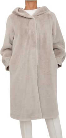 Marella Calotta Coat - Dames - Mantel - Grijs - 2XL - Polyester - Jassen