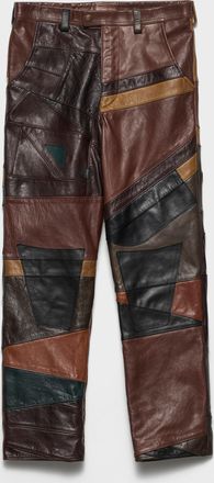 Prada Patchwork leather pants