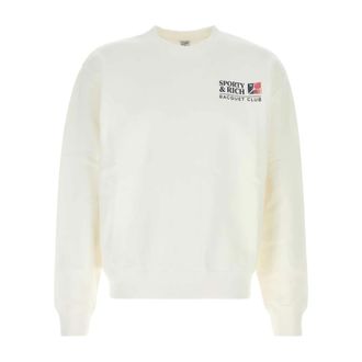Sporty & Rich Sweatshirts, male, White, Size: XL Knitwears