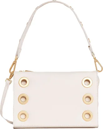 Hammitt Hammitt Montana Clutch Calla Lily White Brushed Gold Sml