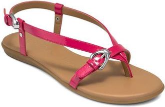 Aerosoles Iride Slingback Sandal in Magenta Fx Crinkle Patent at Nordstrom, Size 9.5