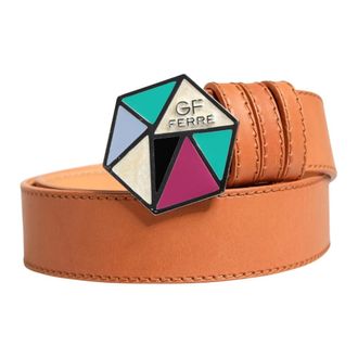 Gianfranco Ferre Belts, female, Orange, Size: ONE SIZE Waist Belt