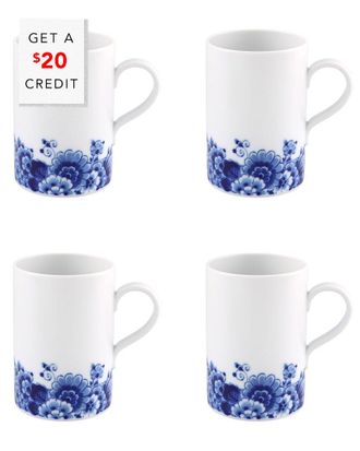 Vista Alegre Dnu Vista Alegre Blue Ming Mugs (Set Of 4) With $20 Credit