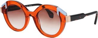 Face &agrave; Face Fused 2 2769 Womens Sunglasses Orange Size 49