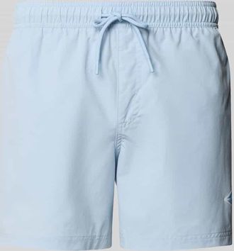 Jack & Jones Jack & Jones Straight Fit Badeshorts mit Logo-Detail Modell Maui in Hellblau, Gr&ouml;&szlig;e XXL