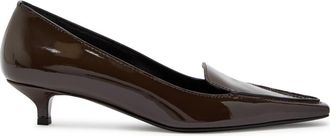 Toteme 25 Patent Leather Pumps - Brown