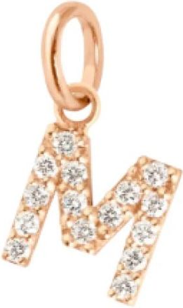 Gigi Clozeau Lucky Letter M Pendant - Dames - Broches - Roze - ONE Size - Accessoires