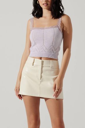 Astr Milani Skirt In Cream