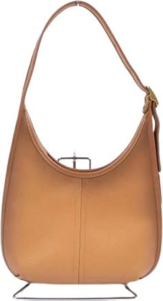Coach Pre-owned Shoulder Bag - Dames - Vintage Schoudertas - Bruin - ONE Size - Leer - Vintage