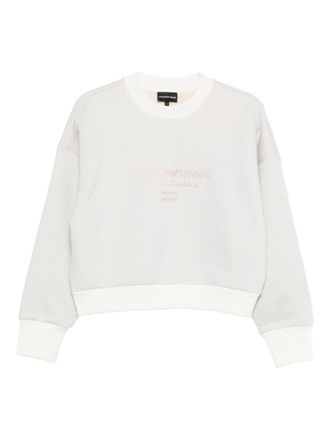 Emporio Armani Womens Lurex Sweatshirt