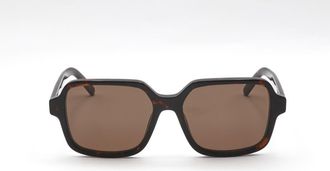 Maison Margiela 56mm Square Sunglasses in Havana at Nordstrom