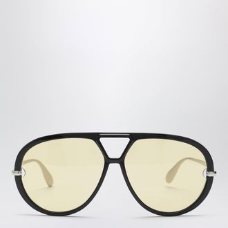 Bottega Veneta Classic Aviator sunglasses Black / Silver