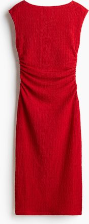 H&M Drapiertes Bodycon-Kleid - Red