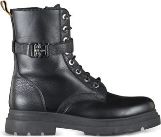 Moorer Stivali Lavinia con fibbia - Nero