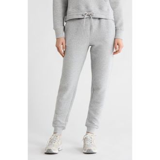 90 Degree by Reflex Eva Ottoman Cotton Blend Joggers in Heather Grey at Nordstrom Rack, Size X-Small