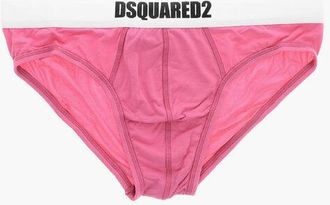 Dsquared2 Solid Color Brief with Logoed Elastic Band size Xl