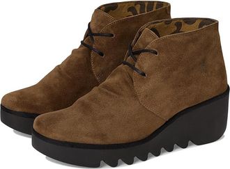 FLY London Brak593fly Womens Boots Elephant : EU 41 (US Womens 10-10.5) M, Suede