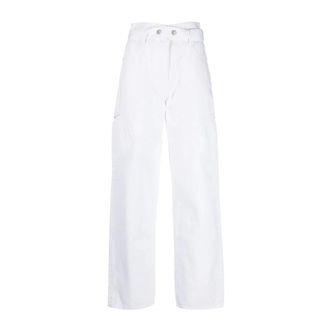 Iro Iro, Dames, Jeans, Wit, Maat: L Katoen