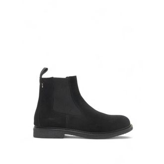 HUGO BOSS Schoenen, Heren, Zwart, 42 EU, Leer, Vintage Leren Schoenlaars