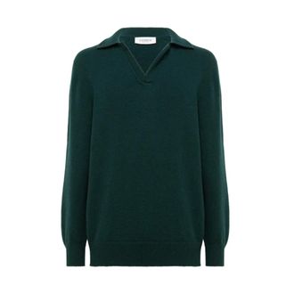 Laneus Polo in Maglia - - Knitwear - Uomo - Verde - S