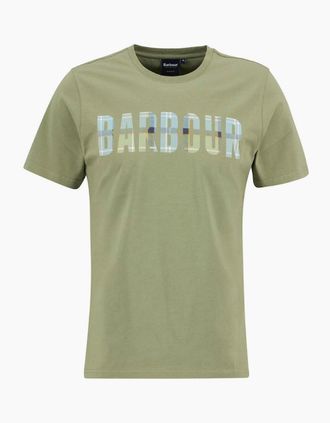 Barbour Mens Barbour Thurford T-Shirt GN34 Laurel Green - Size: 44