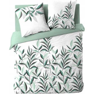 Douceur d'Int&eacute;rieur Douceur-dinterieur Eldorado set copripiumino verde 240x220 cm