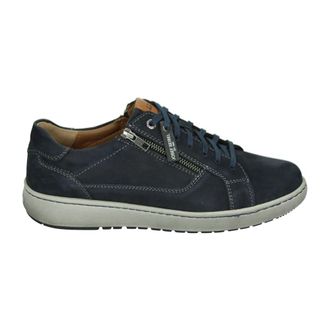Josef Seibel Schoenen, Heren, Blauw, 40 EU, Leer, Casual Blauwe Nubuck Schoenen
