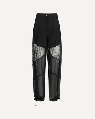 Pinko Nacy Pants with lace inserts Female 44