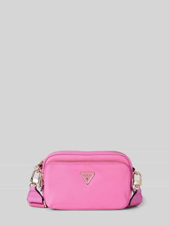 Guess Mini-Umhängetasche mit Label-Detail Modell GEMMA in Pink, Größe 1