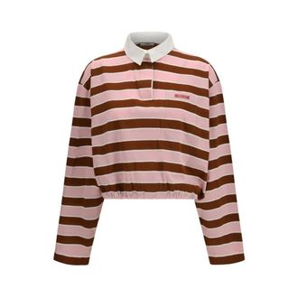 Prada Long Sleeve Tops, female, Multicolor, Size: S Long Sleeve Top