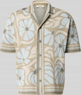 Only & Sons Relaxed Fit Freizeithemd aus Baumwoll-Mix Modell DUKE in Beige, Gr&ouml;&szlig;e XXL