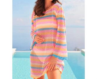 Shiraleah Miami Striped Coverup In Multi