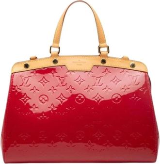 Louis Vuitton Pre-owned Handbags, female, Red, Size: ONE SIZE Pre-owned Brea MM