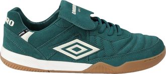 Umbro Heren Speciali Tr Flap Top Suede Trainers (Bosgroen/Antiek Wit/Zwart)