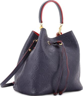 Louis Vuitton NeoNoe Handbag Monogram Empreinte Leather MM bucket bag - Blauw
