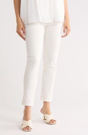Patrizia Luca Side Button Capri Pants in Off White at Nordstrom Rack, Size X-Small